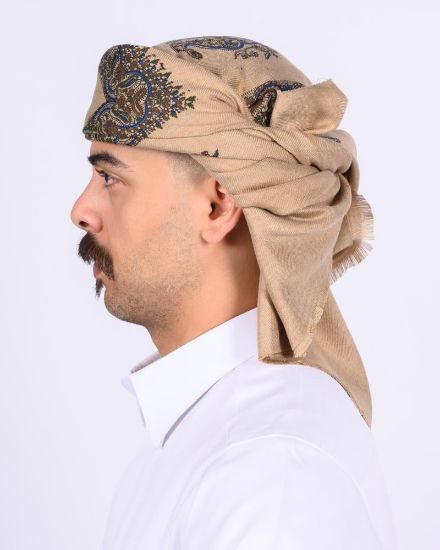 صورة شال رجالي مطرز